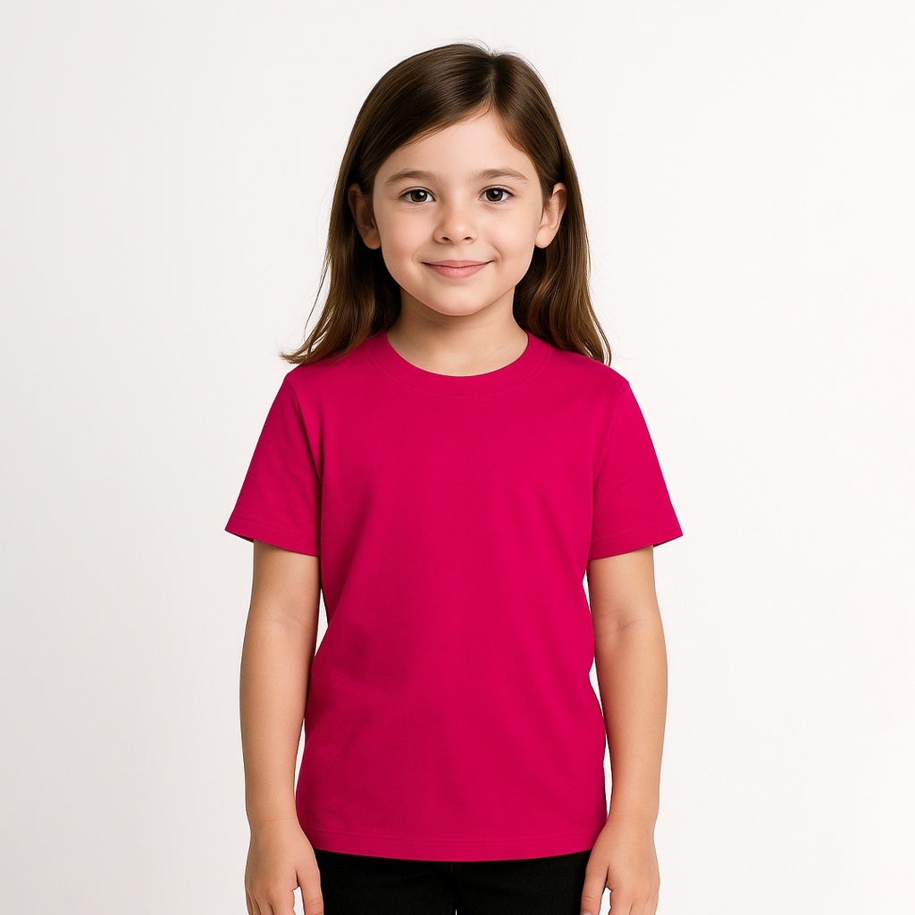 Camiseta Niño Mod. 1 color Fucsia