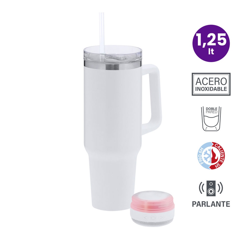 Taza térmica con altavoz mod. 21349
