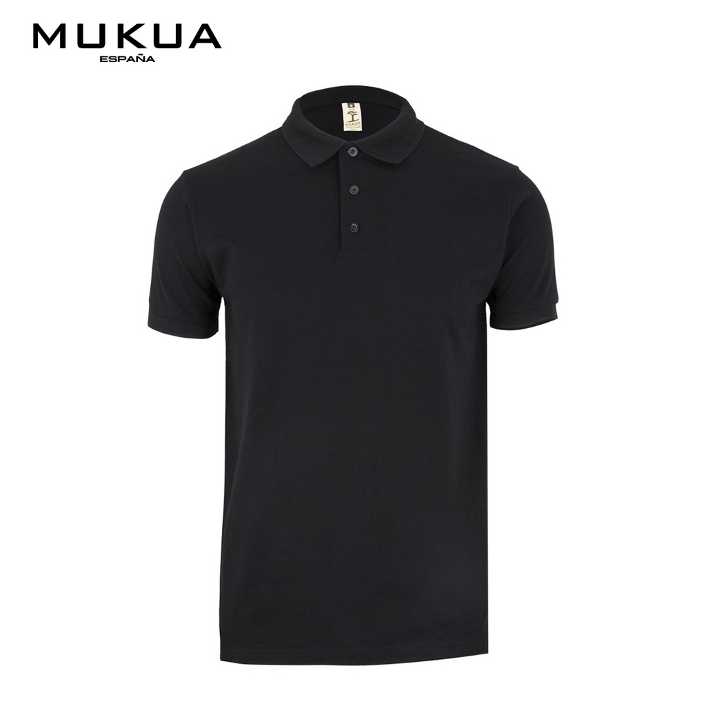 Camisa tipo polo Importada Mukua color Negro