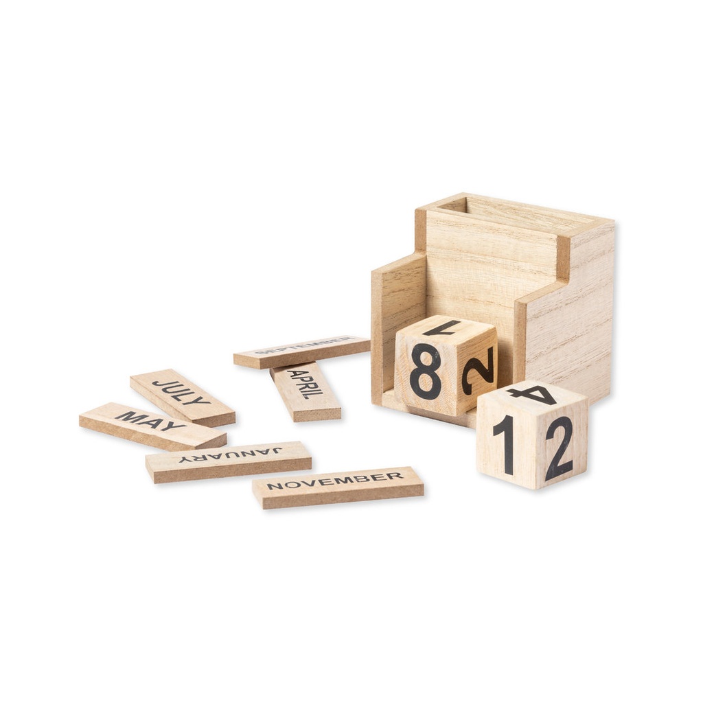 Soporte para bolígrafos y calendario mod. 1875