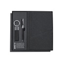 Kit libreta + bolígrafo + llavero mod. 21737