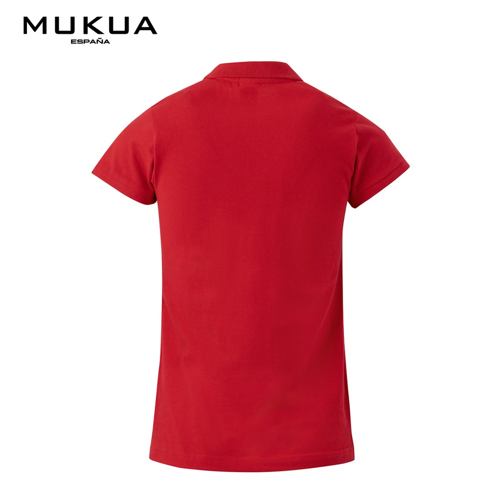 Blusa tipo polo importada Mukua color Rojo