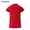 Blusa tipo polo importada Mukua color Rojo