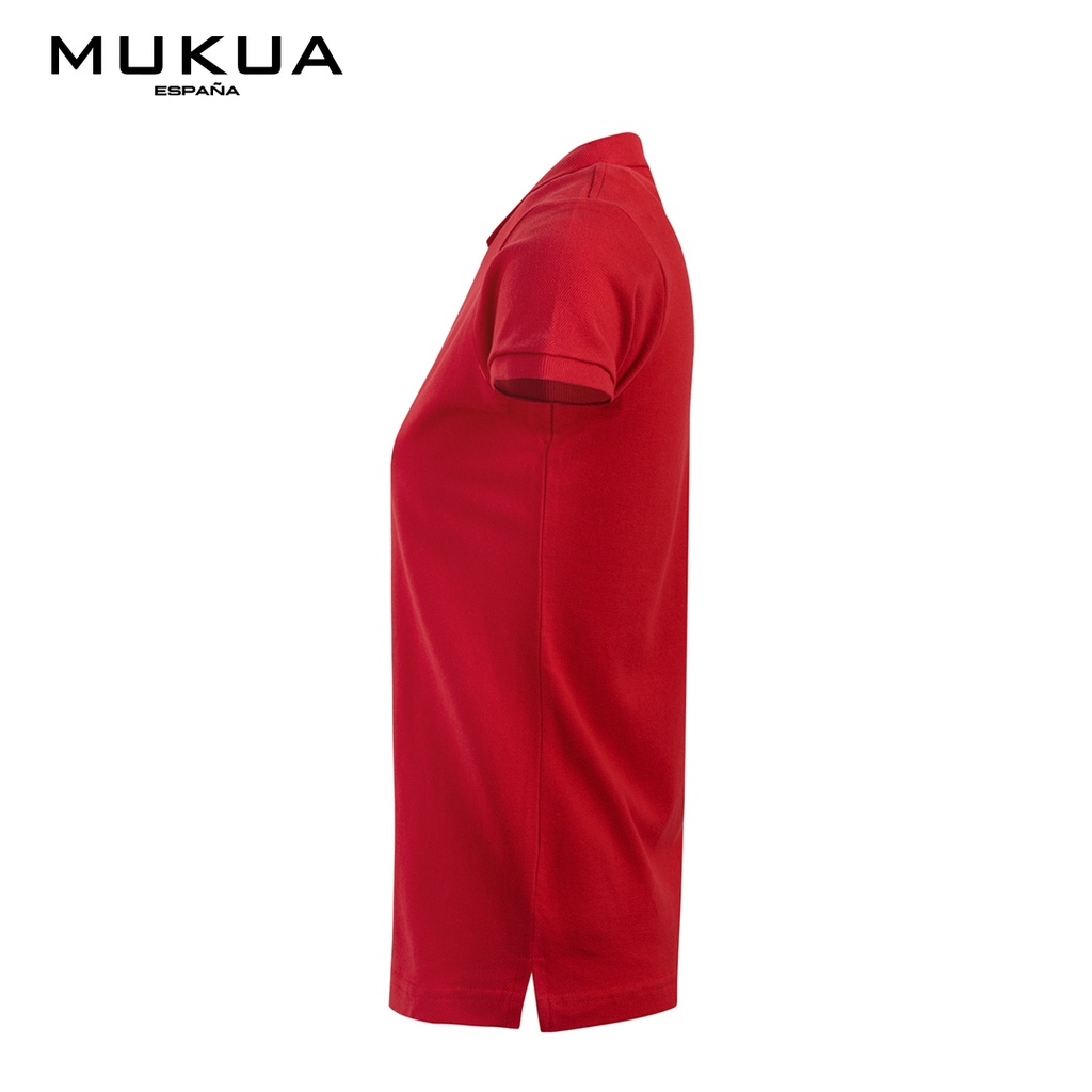 Blusa tipo polo importada Mukua color Rojo