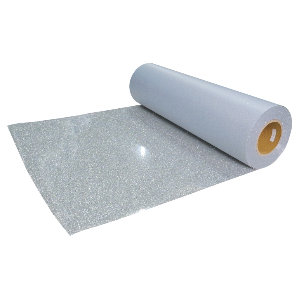 Vinil Textil - Glitter Silver 25