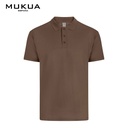 Camisa tipo polo Importada Mukua color Café