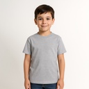 Camiseta Niño Mod. 1 color Gris Heather