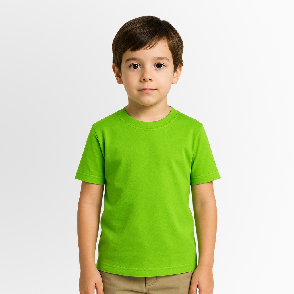 Camiseta niño mod. 1 color Verde Limón