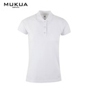 Blusa tipo polo Importada Mukua color Blanco