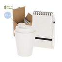 Kit libreta + bolígrafo + vaso mod. 21558