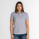 Blusa tipo polo Mod.01 color Gris Heather