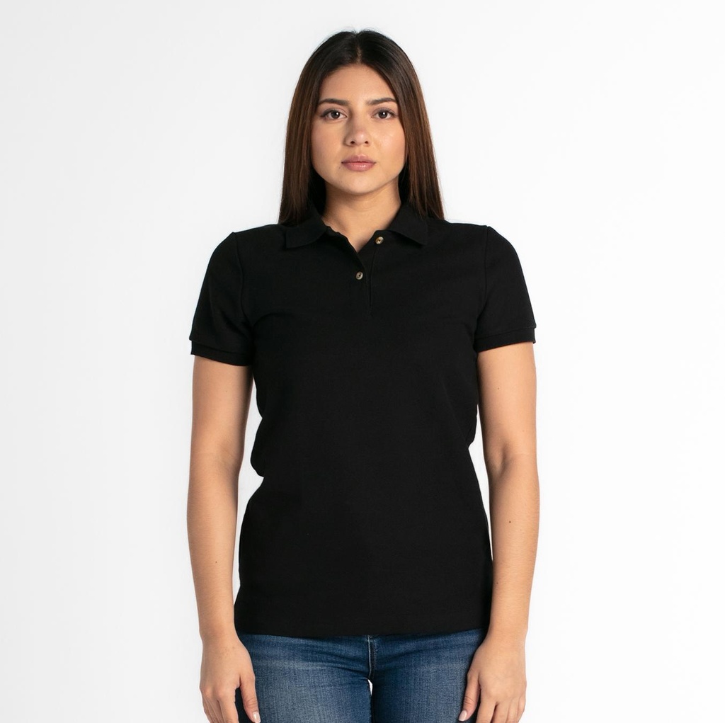 Blusa tipo polo mod.01 color Negro