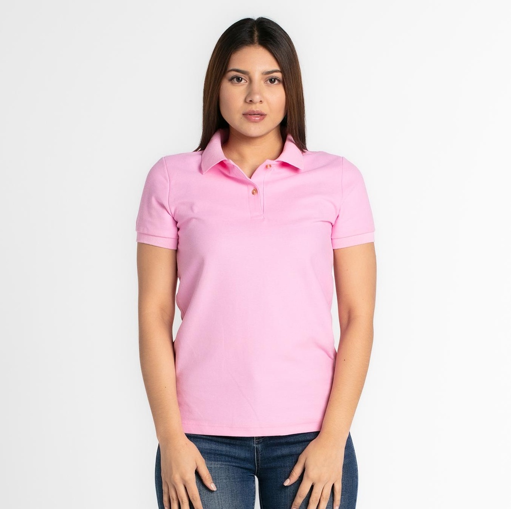 Blusa tipo polo Mod.01 color Rosado